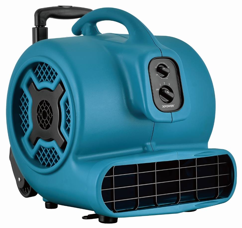 XPOWER P-800TH HOCHGESCHWINDIGKEITS-ZENTRIFUGALLUFTBEWEGER, 700 W, MIT TIMER, RÄDERN-1