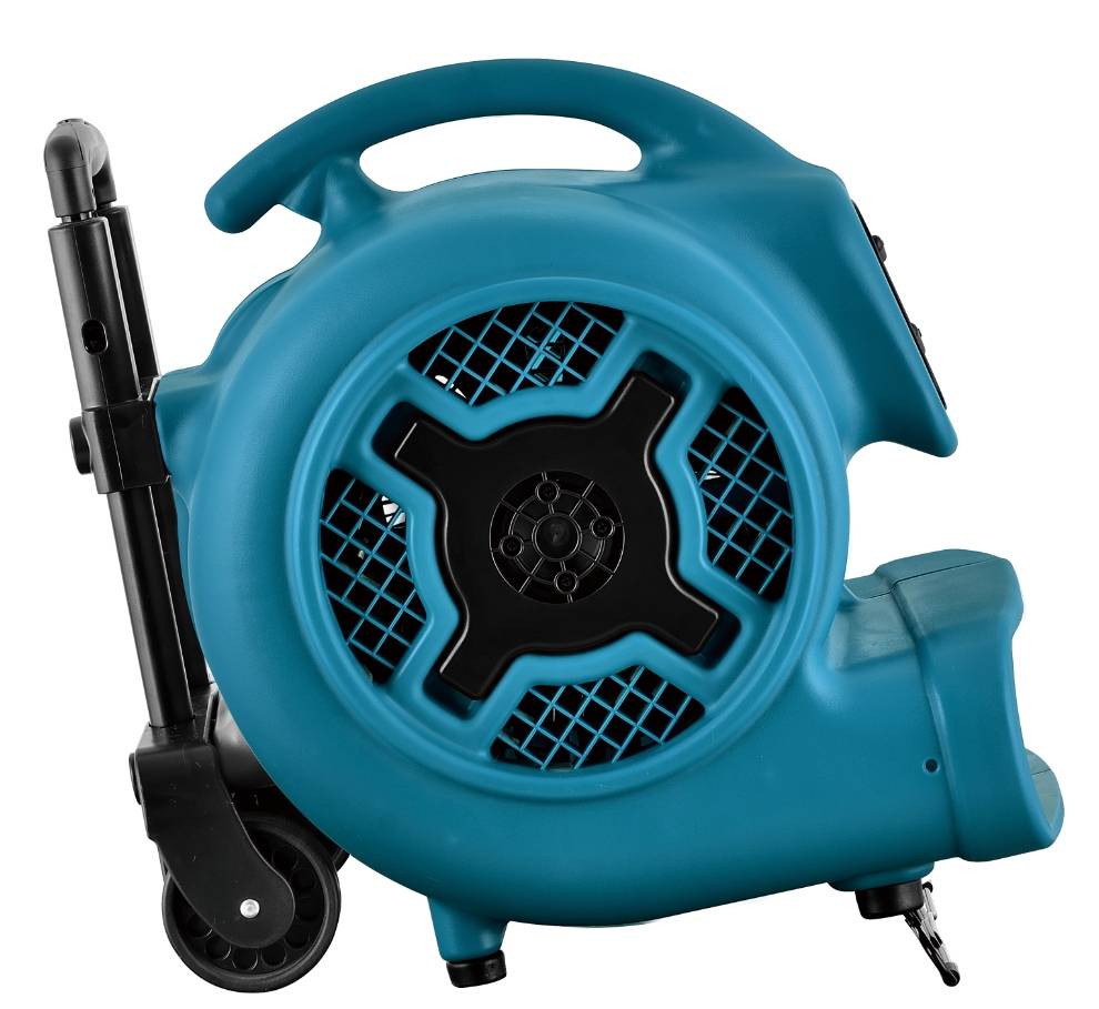 XPOWER P-800TH HOCHGESCHWINDIGKEITS-ZENTRIFUGALLUFTBEWEGER, 700 W, MIT TIMER, RÄDERN-4