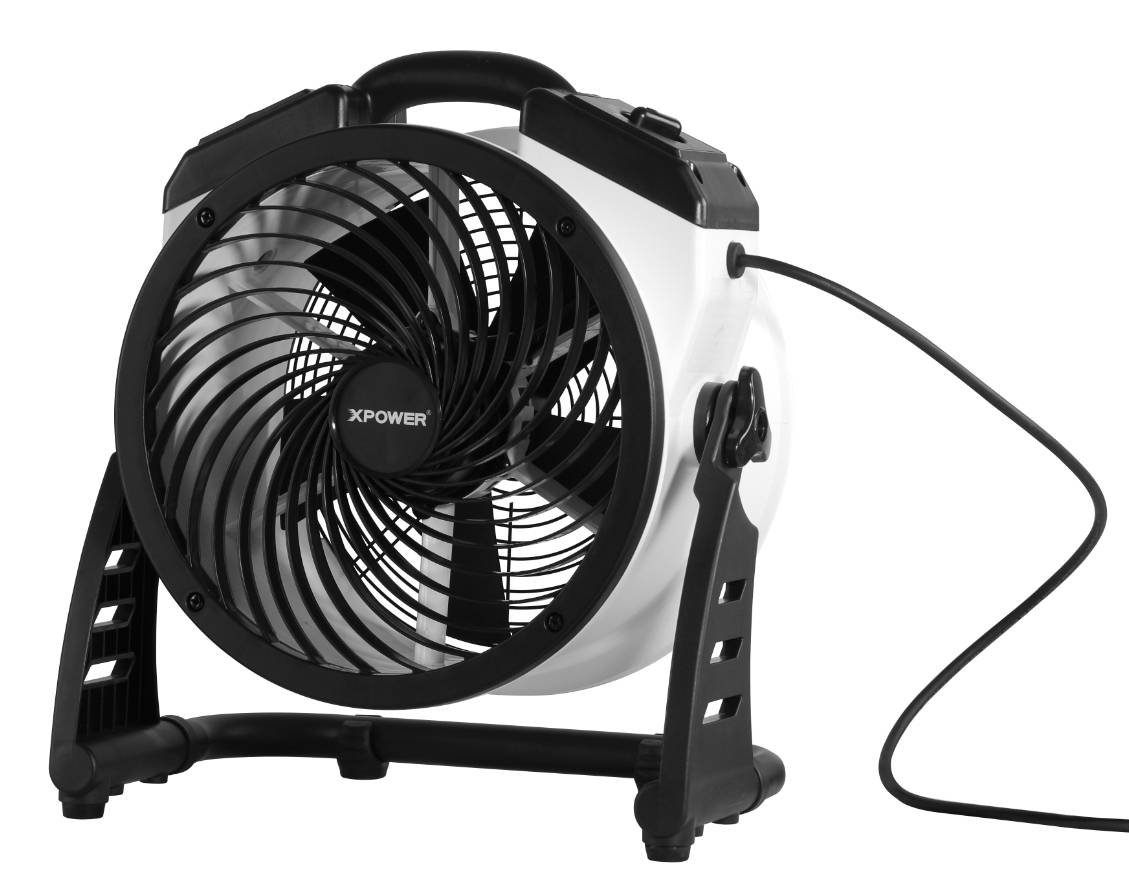 XPOWER FC-100 11" 900 CFM KOMPAKTER MEHRZWECK-LUFTZIRKULATOR-2