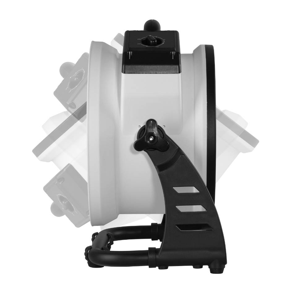 XPOWER FC-100 11" 900 CFM KOMPAKTER MEHRZWECK-LUFTZIRKULATOR-4