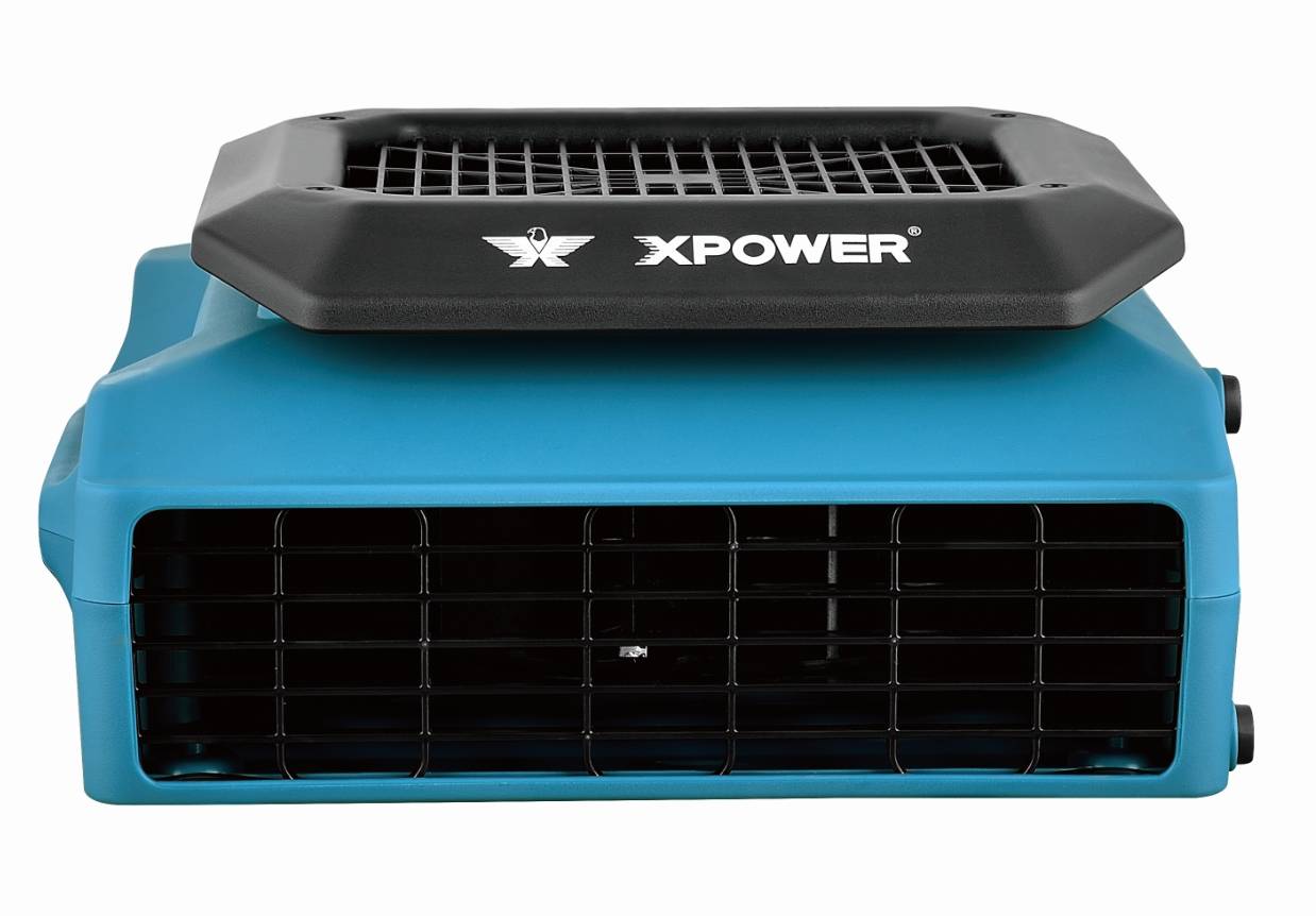 XPOWER PL-700A KOMPAKT 240W NIEDRIGER LUFTBEWEGER MIT STECKDOSE-1