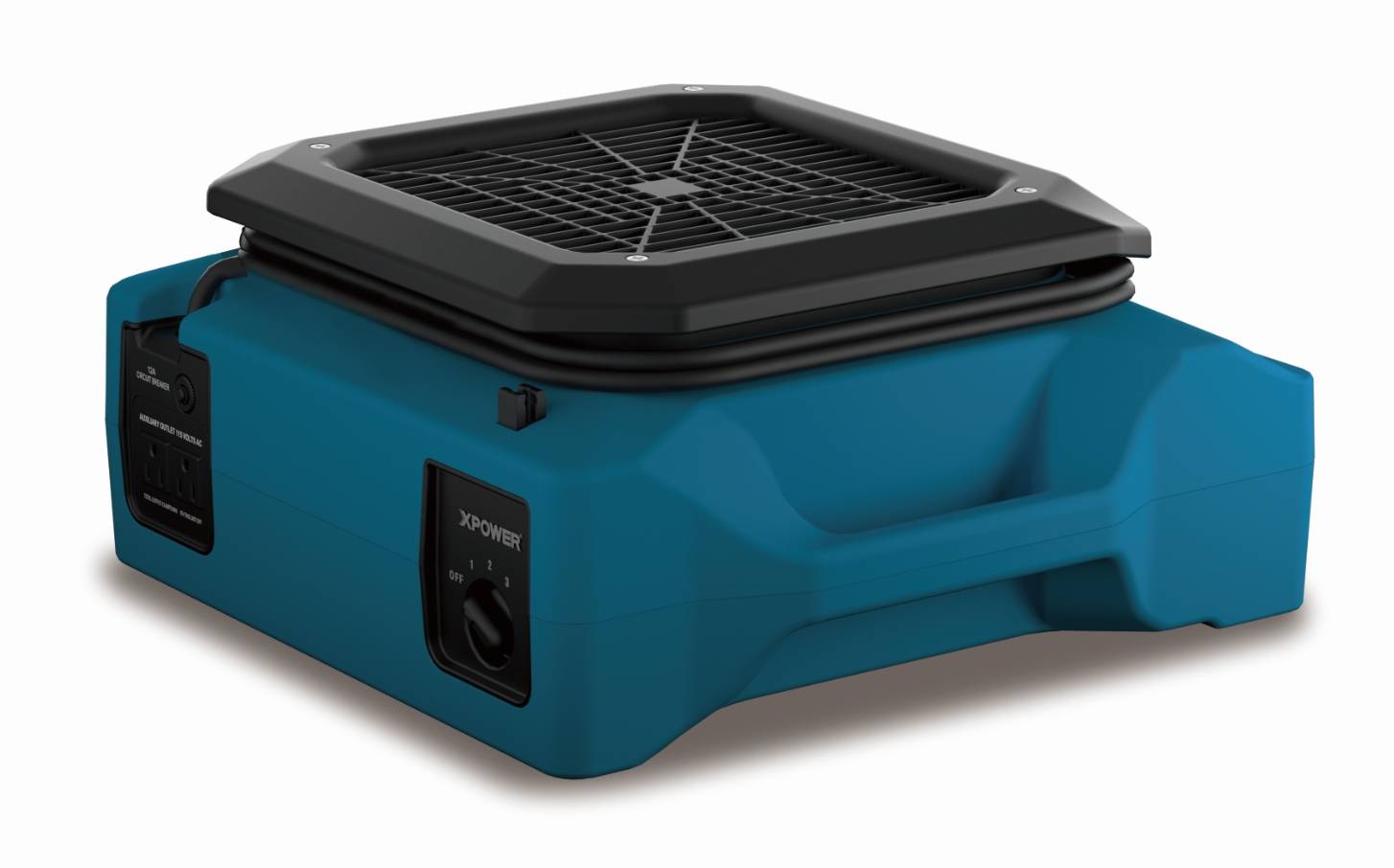 XPOWER PL-700A KOMPAKT 240W NIEDRIGER LUFTBEWEGER MIT STECKDOSE-3