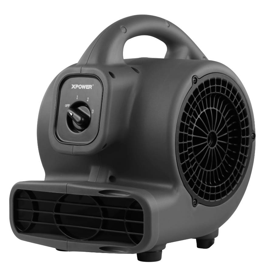 XPOWER P-80A MINI-ZENTRIFUGAL-LUFTBEWEGER MIT 3 GESCHWINDIGKEITEN UND STECKDOSEN-1