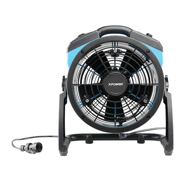XPOWER FM-65 TRAGBARER 900CFM 3-GESCHWINDIGKEITEN TANKLESS-NEBELVENTILATOR-0