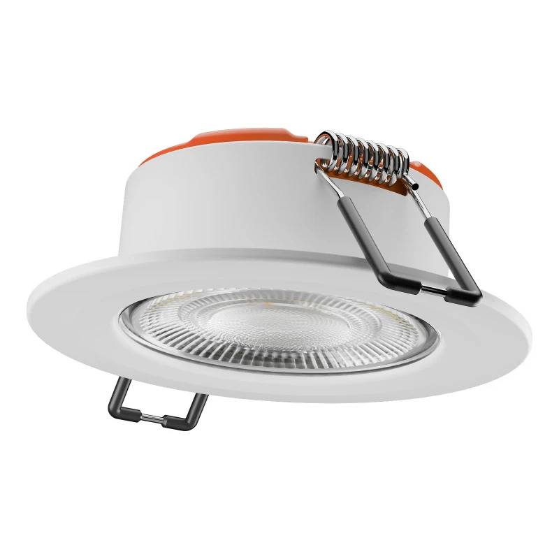 Ledvance Spot Combo Fire Rated FIX Weiß 5W 560lm 60D - 840 Kaltweiß | Ausschnitt 70 - IP65 - Dimm-0