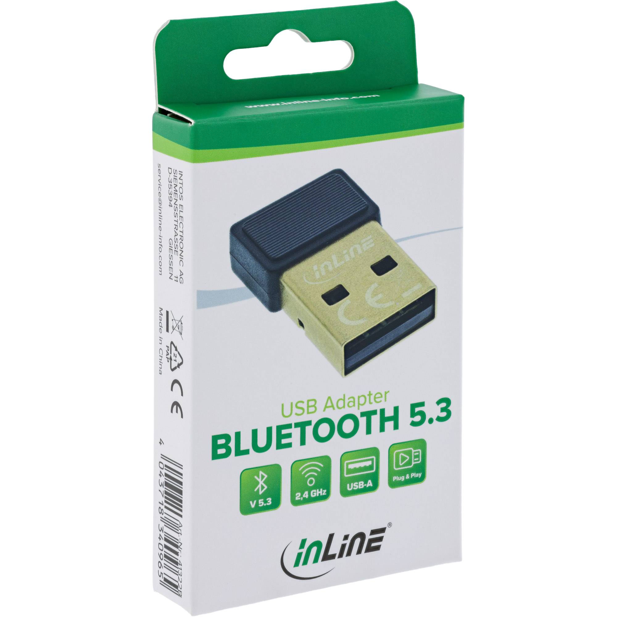 InLine® Bluetooth 5.3 USB Adapter-2