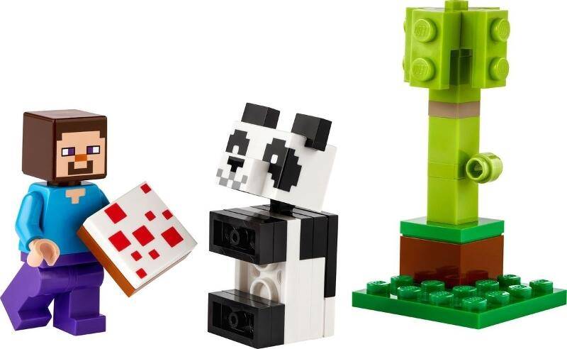 Lego ® Minecraft 30672 Steve mit Baby-Panda (Polybag) 30672-0