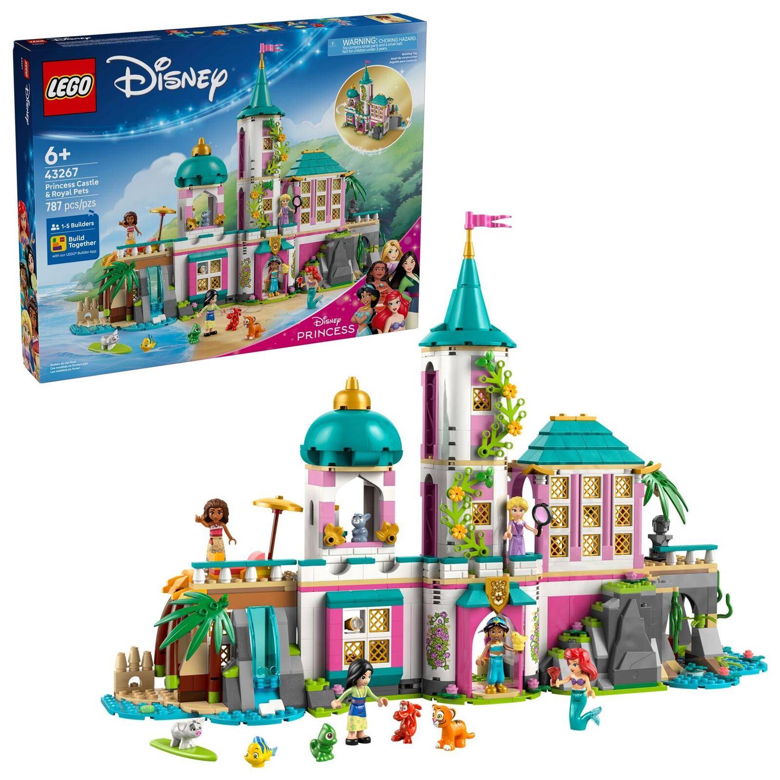 LEGO - 43267 - Disney - Prinzessinnenschloss mit Haustieren-0
