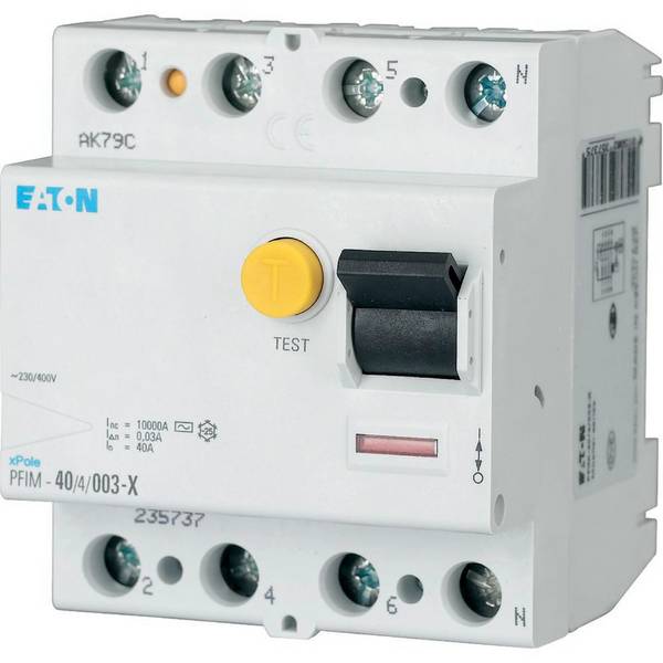 Eaton Y7-103016 PFIM-63/4/003-XG/A FI-Schutzschalter  A   4polig 63 A 0.03 A 400 V