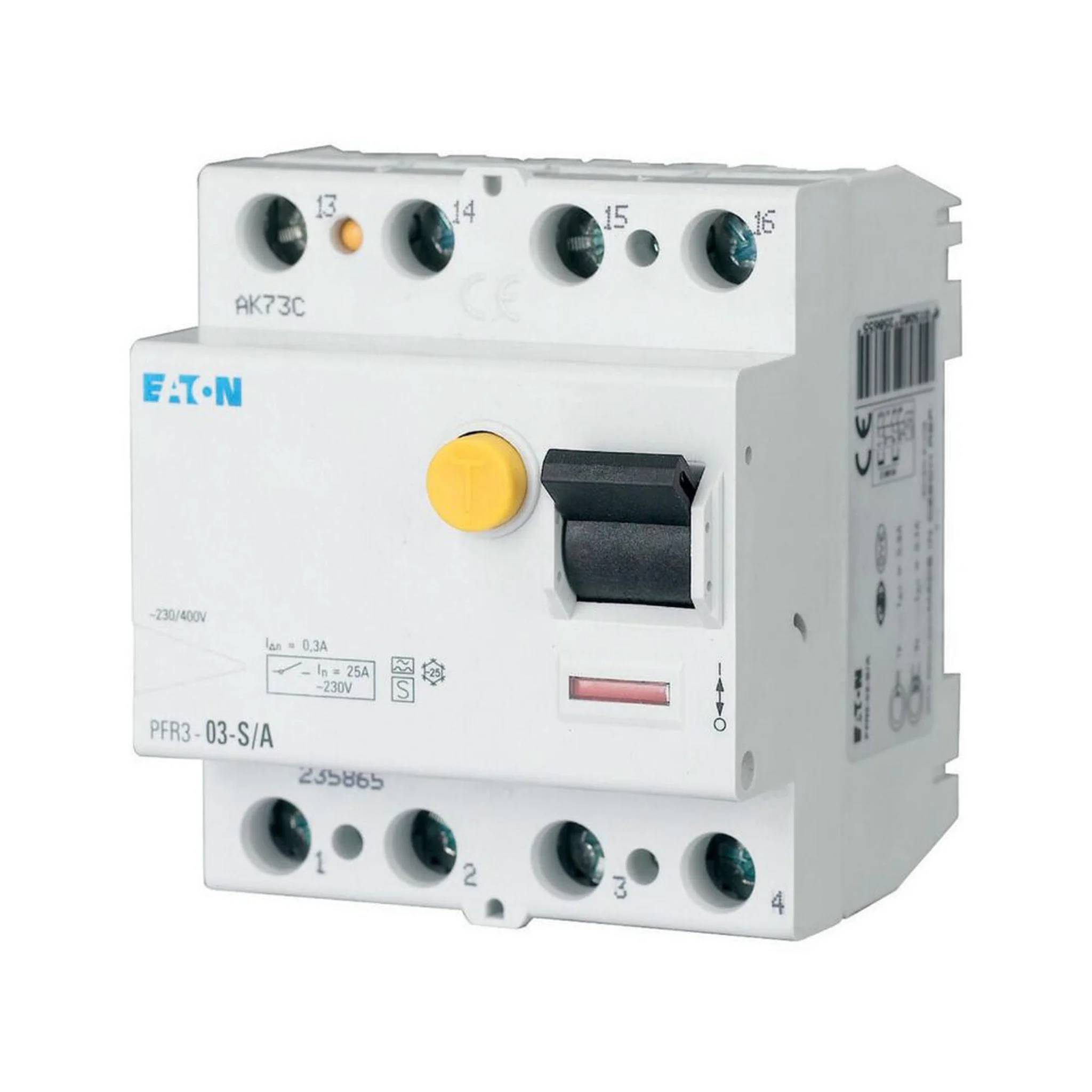 Eaton FI-Schalter Typ A/S 10kA 40A/4pol/100mA Eaton PFIM-40/4/01-S/A-MW, 1 Stk.