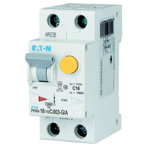Eaton Y7-182892 PKNM-16/1N/C/003-G/A-MW FI-Schutzschalter  A   2polig 16 A 0.03 A 230 V