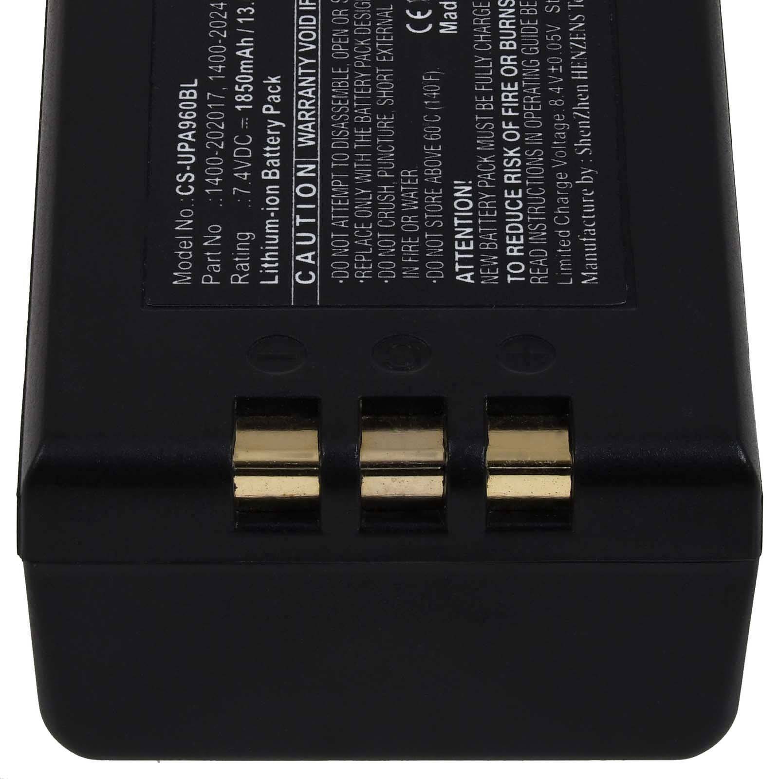 Akku kompatibel mit Unitech Typ 1400-202017, 7,4V, Li-Ion-2
