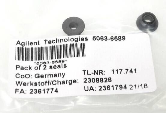 2x Agilent Technologies Kolbendichtung, PTFE | 5063-6589