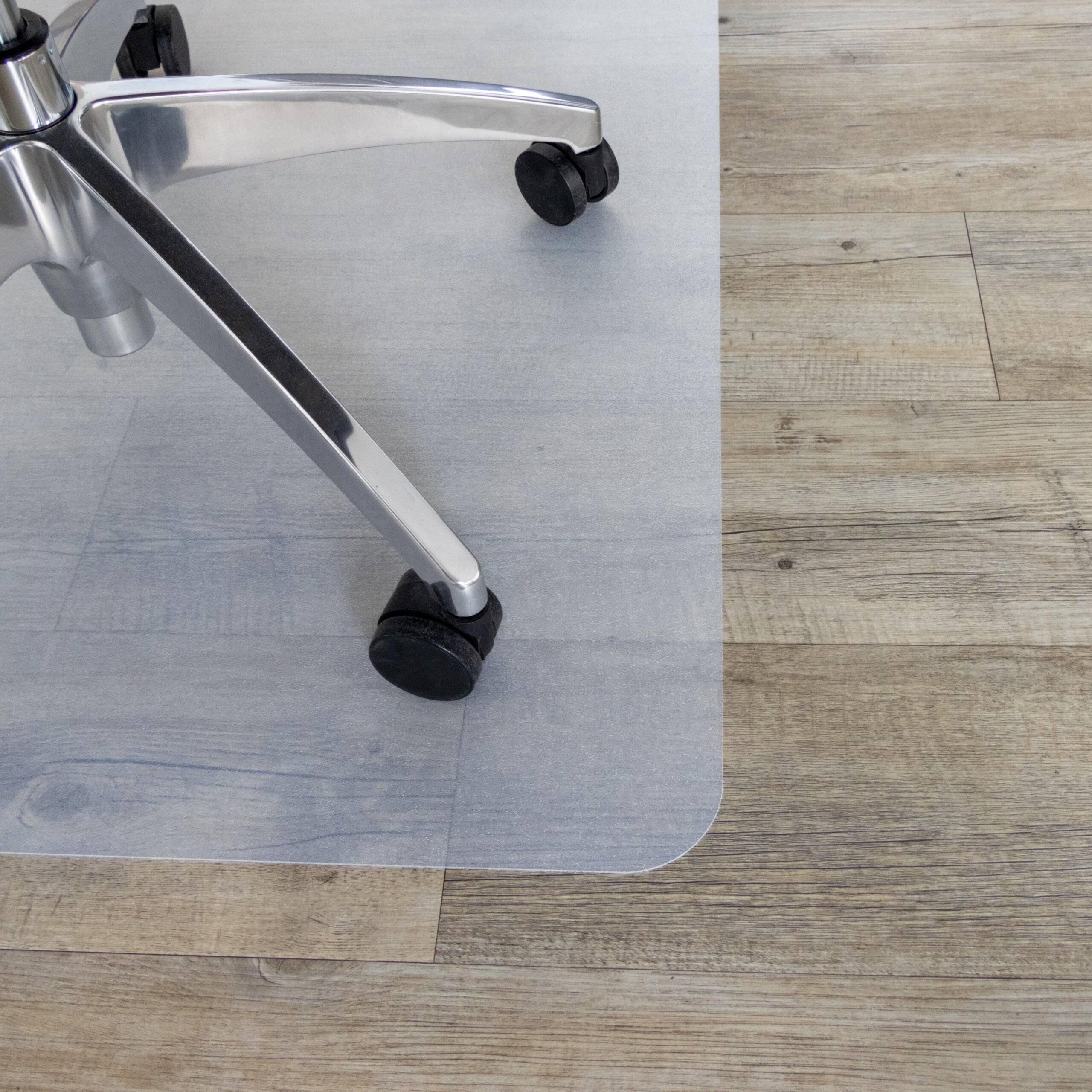 Bodenschutzmatte FORTIFLEX 150 x 116 cm für Hartböden PP/PE milchweiß hjh OFFICE-4