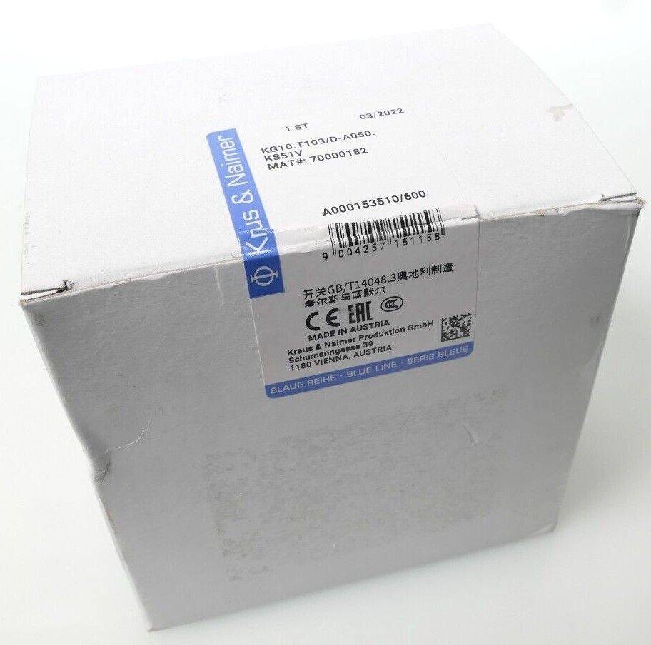 Kraus & Naimer Reparaturschalter KG10.T103/D-A050.KS51V-0