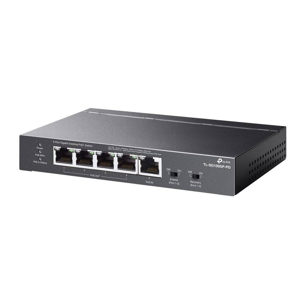 TL-SG1005P-PD V1 - Switch - unmanaged - 4 x 10/100/1000 (PoE+)-2
