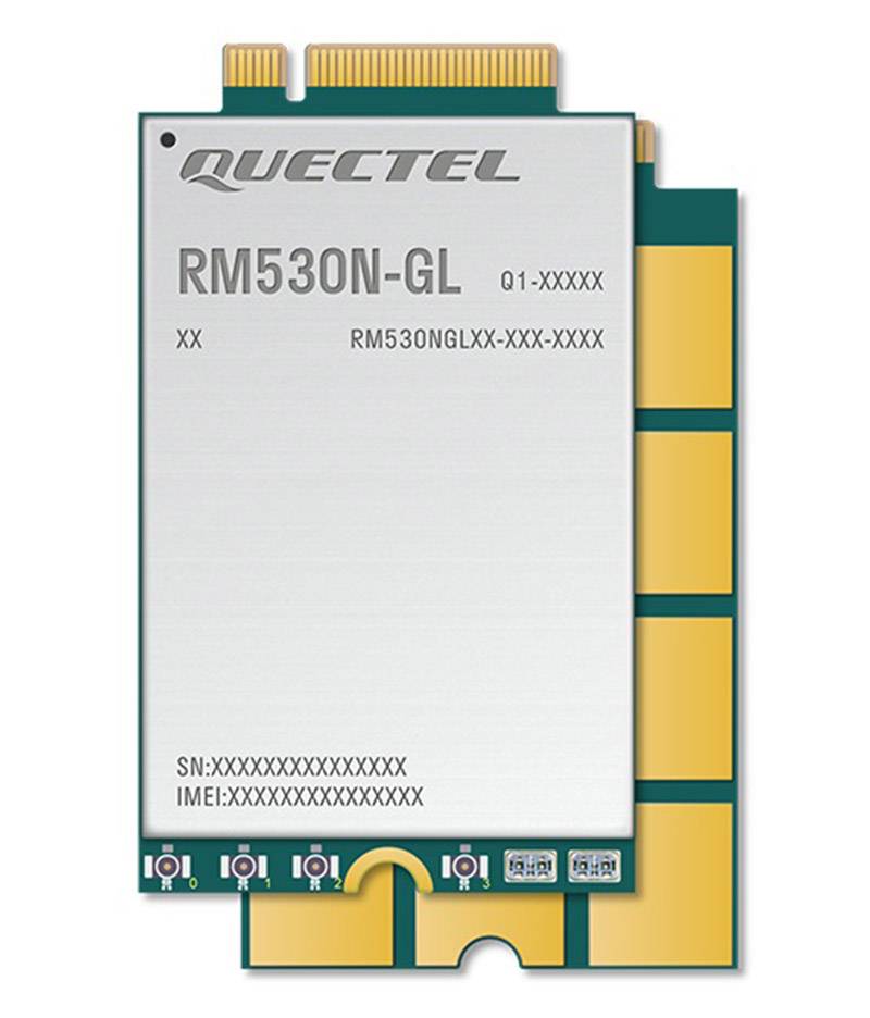 Quectel RM530N-GL M.2 Modem (5G/LTE, 4.0Gbps (DL) / 1.4Gbps (UL), Sub-6)-0