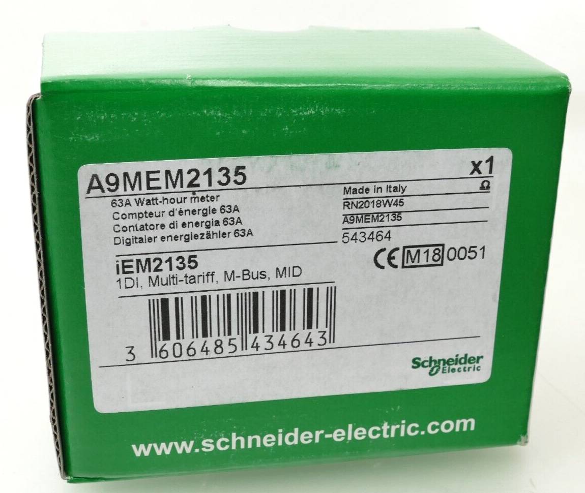 Schneider Electric A9MEM2135 A9MEM2135 E-Zähler digital 63 A MID-konform: Ja 1 St.-1