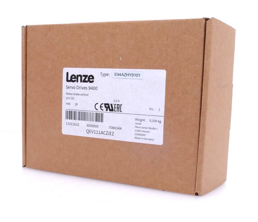 Lenze Servo Drives 9400 Motor Brake Control E94AZHY0101 | 13211610-1