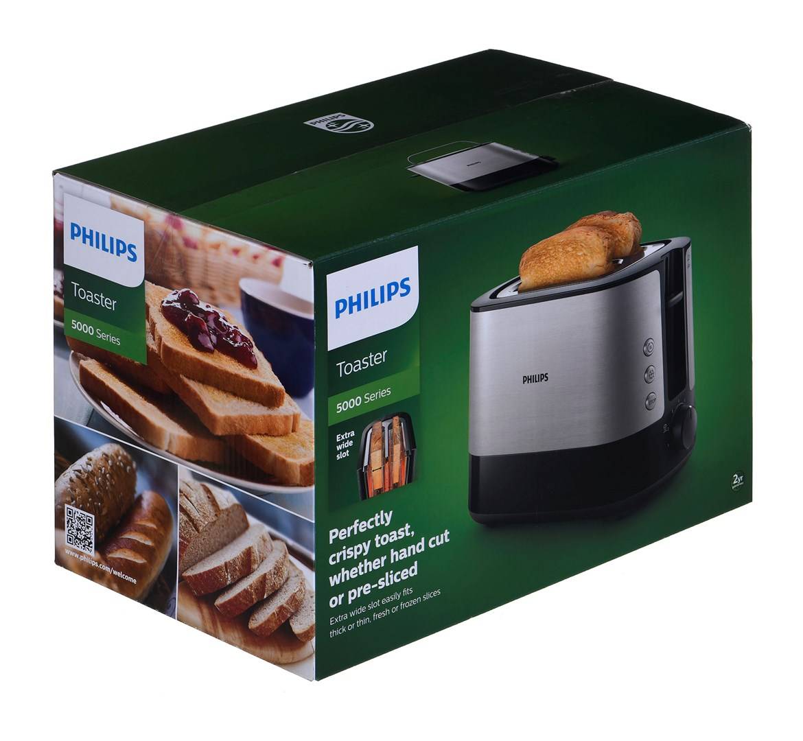 Philips Viva Collection HD2637 - Toaster - 2 Scheibe - 2 Steckplatz - Schwarz-6