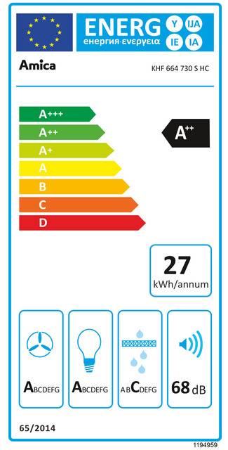 Amica Kaminhaube HoodConnect Pro,60cm KHF 664 730 S HC-1