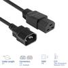 ACT AK5372 Netzkabel C14 - C21 IEC60320 | Schwarz | 2 Meter