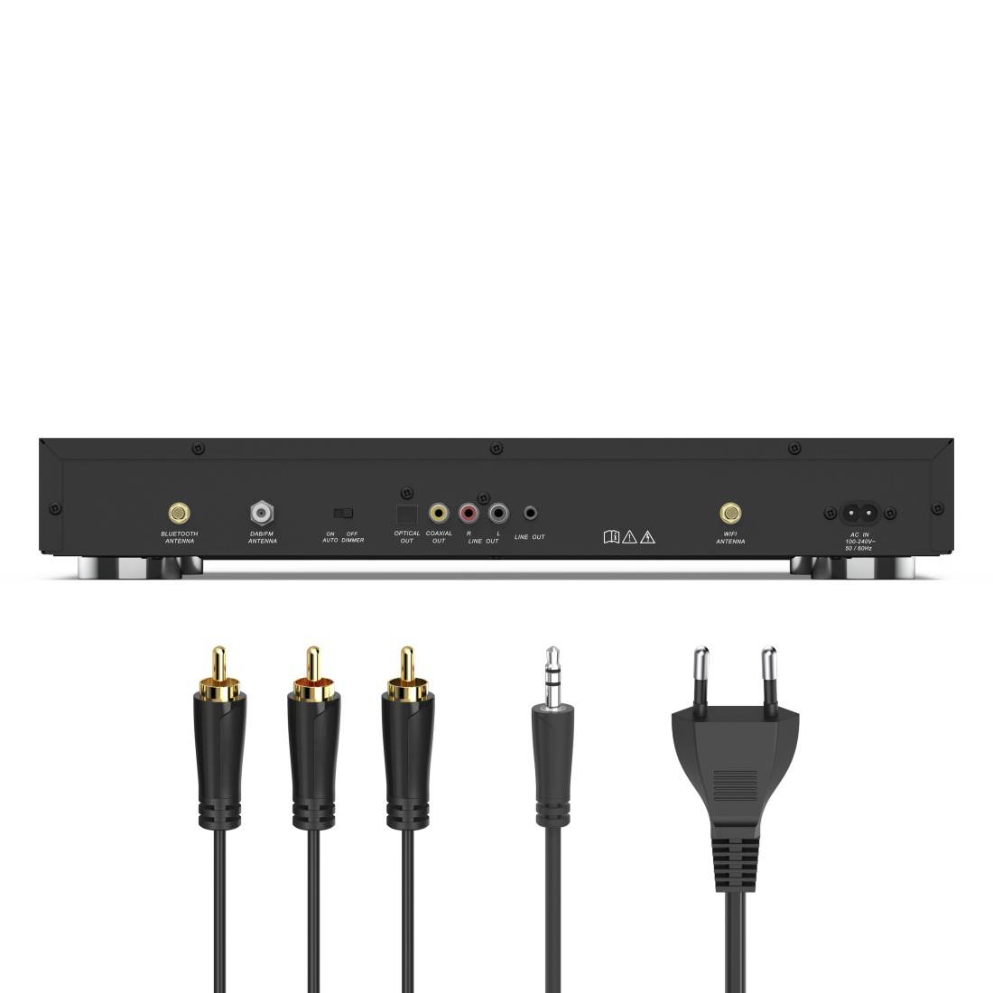 hama 00054256 HiFi-Tuner "DIT2105", DAB+ / Internetradio / Bluetooth® RX/TX, App, Schwarz-3