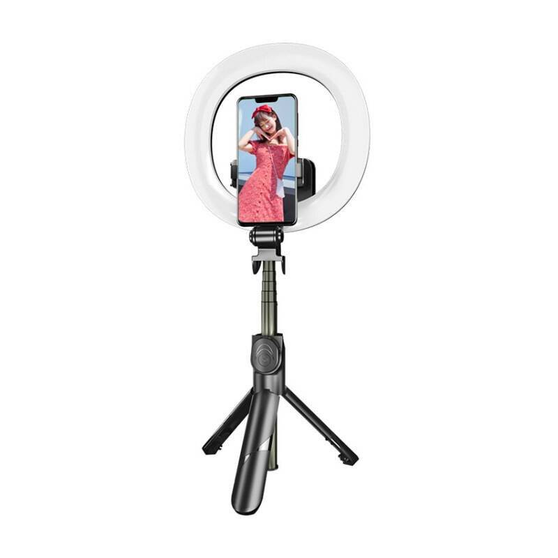 Selfie-Stick/ Stativ Puluz mit LED-Lichtring-0
