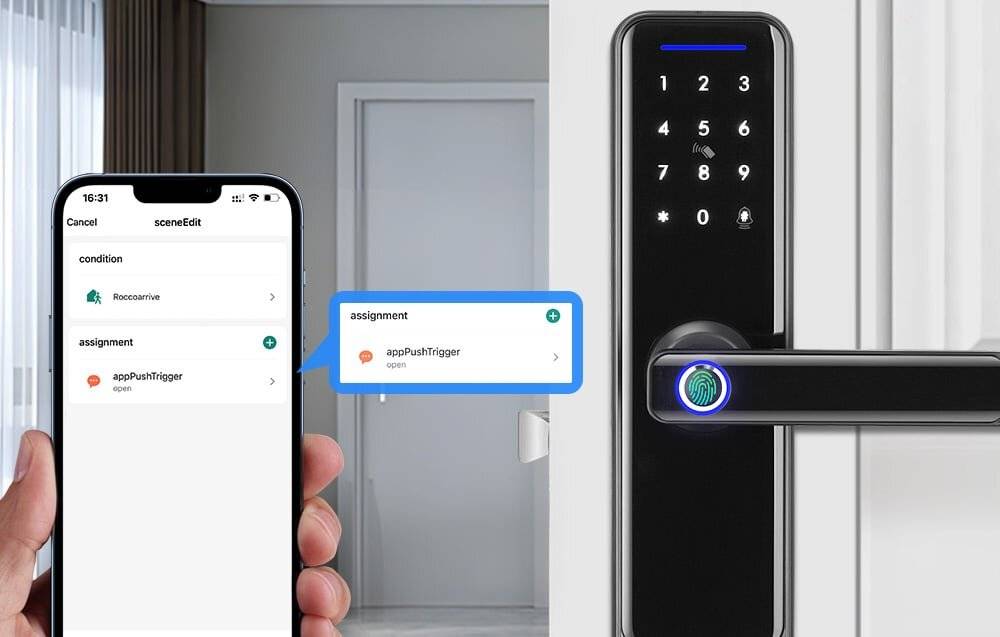 Preisbild für Avatto SDL-A270-B -6072 WiFi Smart Digitales Schloss Schwarz