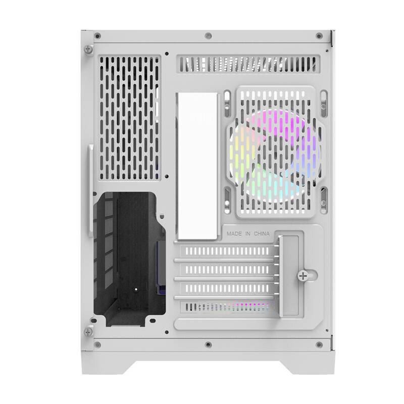 Symbolbild für DARKFLASH - FT350 White - Darflash FT350 Computergehäuse + 5 aRGB-Lüfter (weiß)