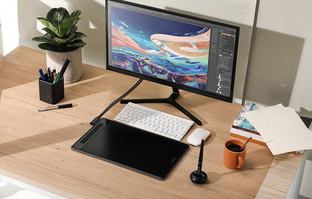 13.3 Zoll 2.5K Grafiktablett, 145% sRGB, PenTech 3.0 Stylus, 7 Tasten, USB-C-6