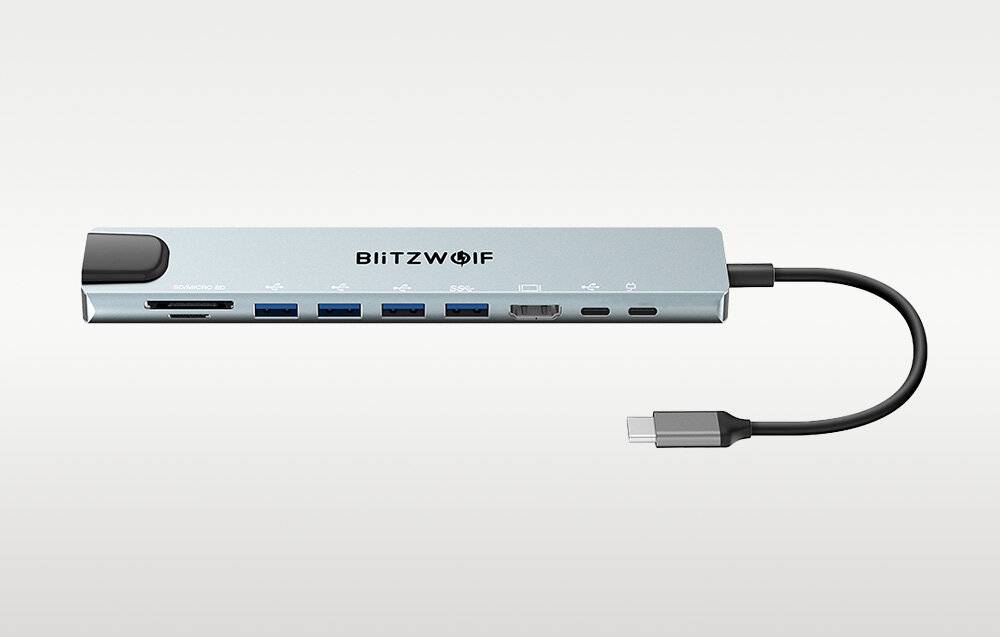 Preisbild für Dockingstation Blitzwolf BW-TH5 10in1 USB-C (silber)