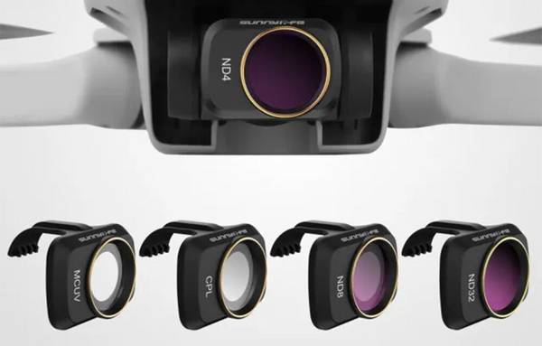Satz mit 4 Filtern ND-PL 4/8/16/32 Sunnylife für DJI Mini 2 SE / Mini 2 (MM-FI9255)