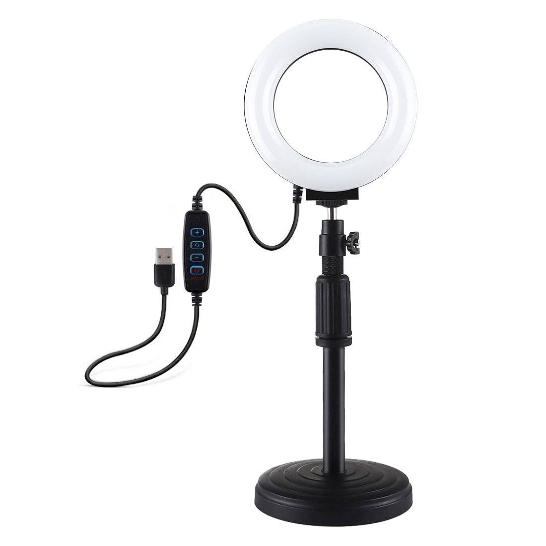 Ring LED Lampe Puluz mit verstellbarem Sockel PU391-1