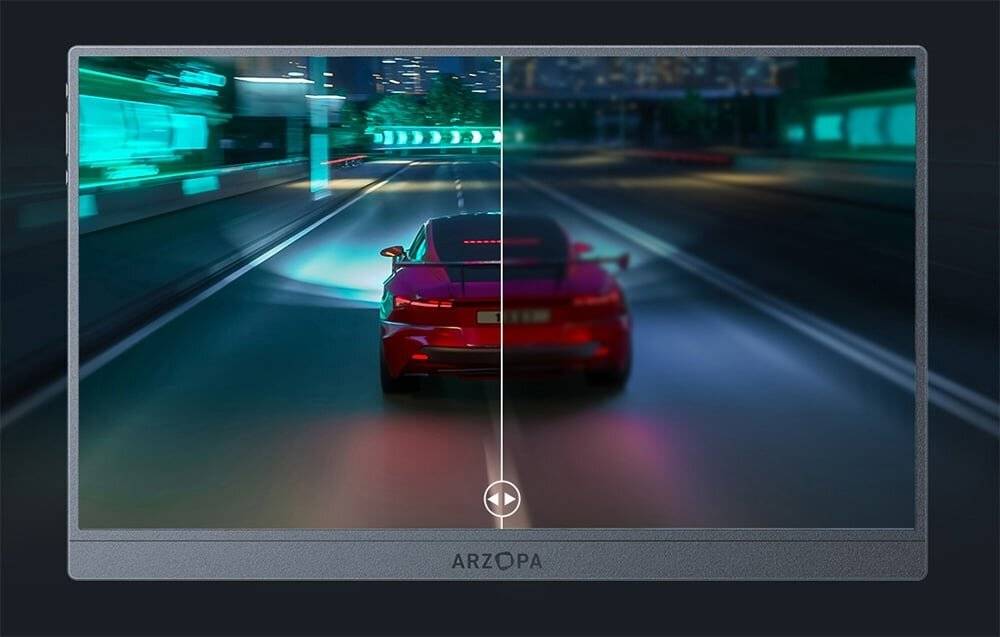Preisbild für Arzopa Z1FC Tragbarer Monitor, 16.1", 144Hz, Full-HD, USB-C, Mini-HDMI, Silber-Grau