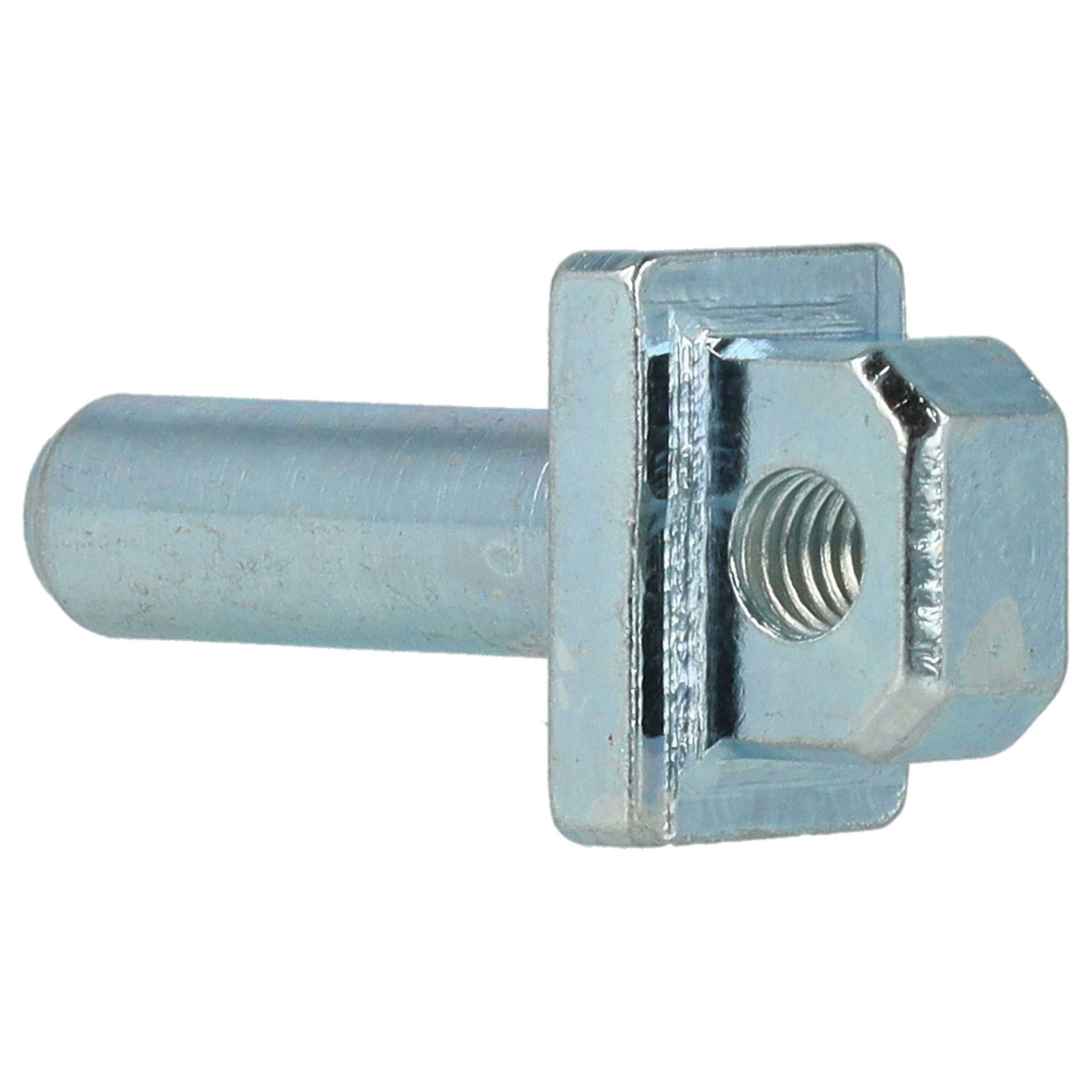 vhbw Scharnierachse für Türscharnier kompatibel mit Liebherr CTesf 2431-20 | CTesf 2051-20 Kühlschrank - Scharnierstift-2
