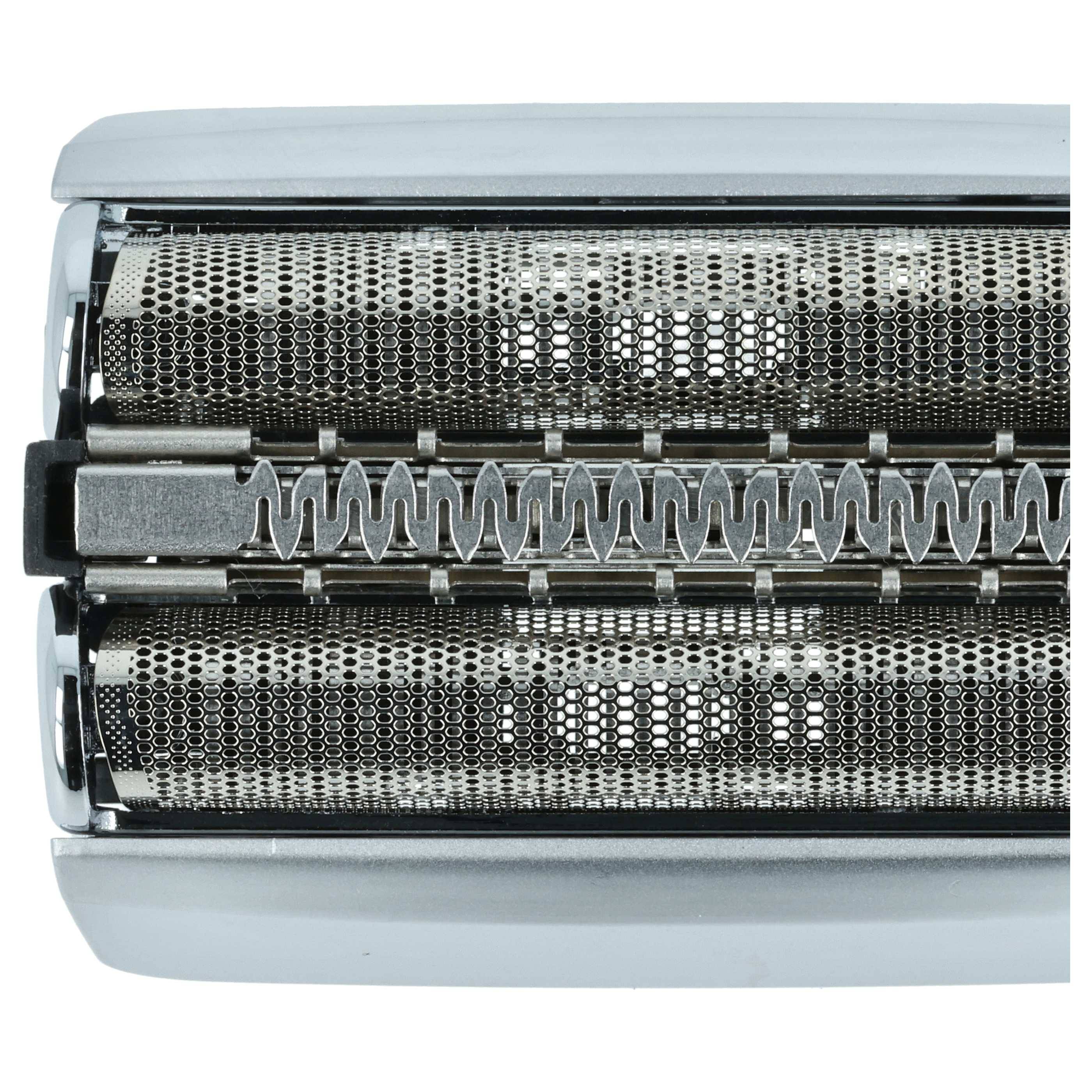 vhbw Scherkopf Ersatz für Braun 83M für Elektrorasierer | Silber-3