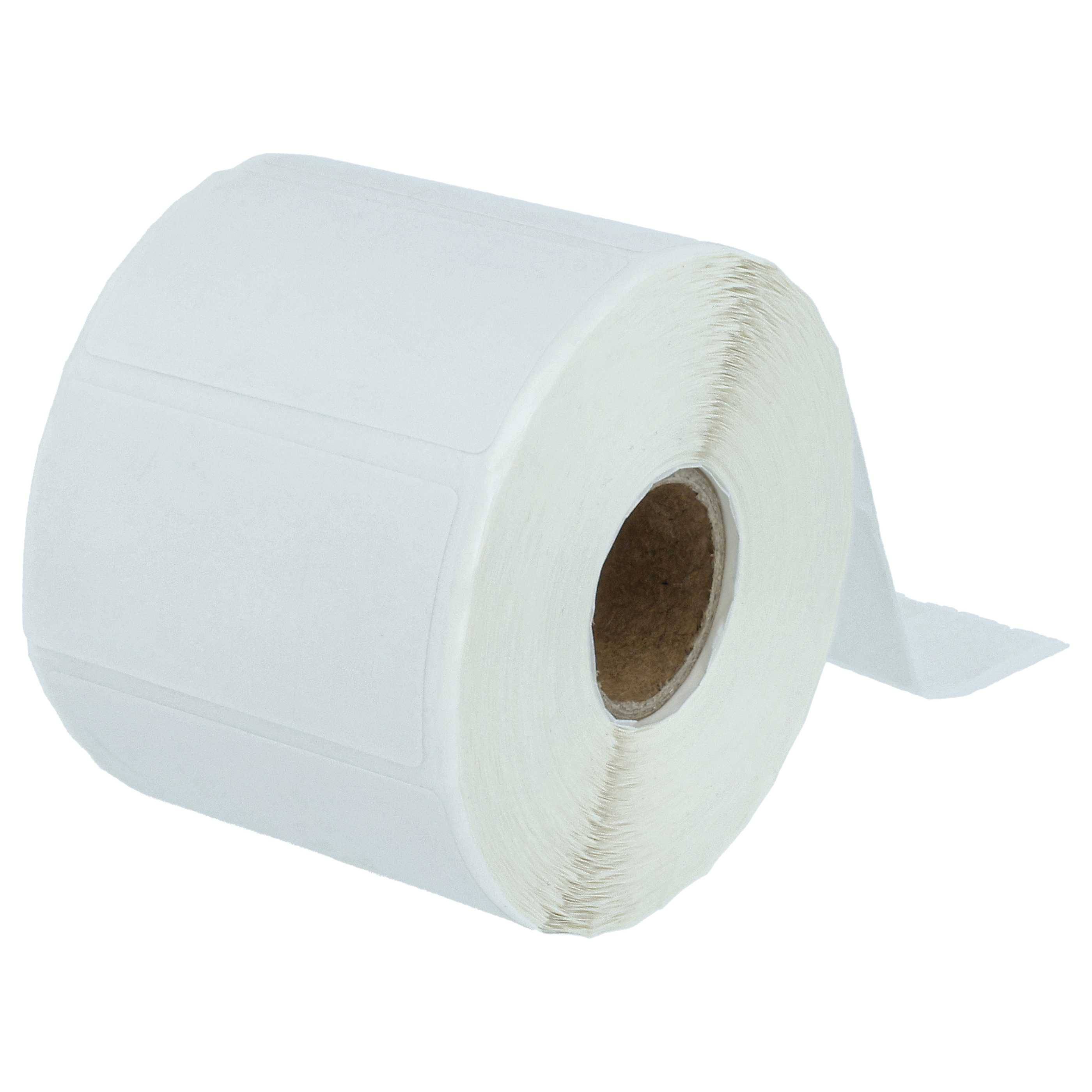 vhbw 10x Thermotransfer-Etiketten-Rolle 31,7mm x 57,15mm (1000 Etiketten) kompatibel mit Zebra Z600, Z400, Z4M, Z6M-1