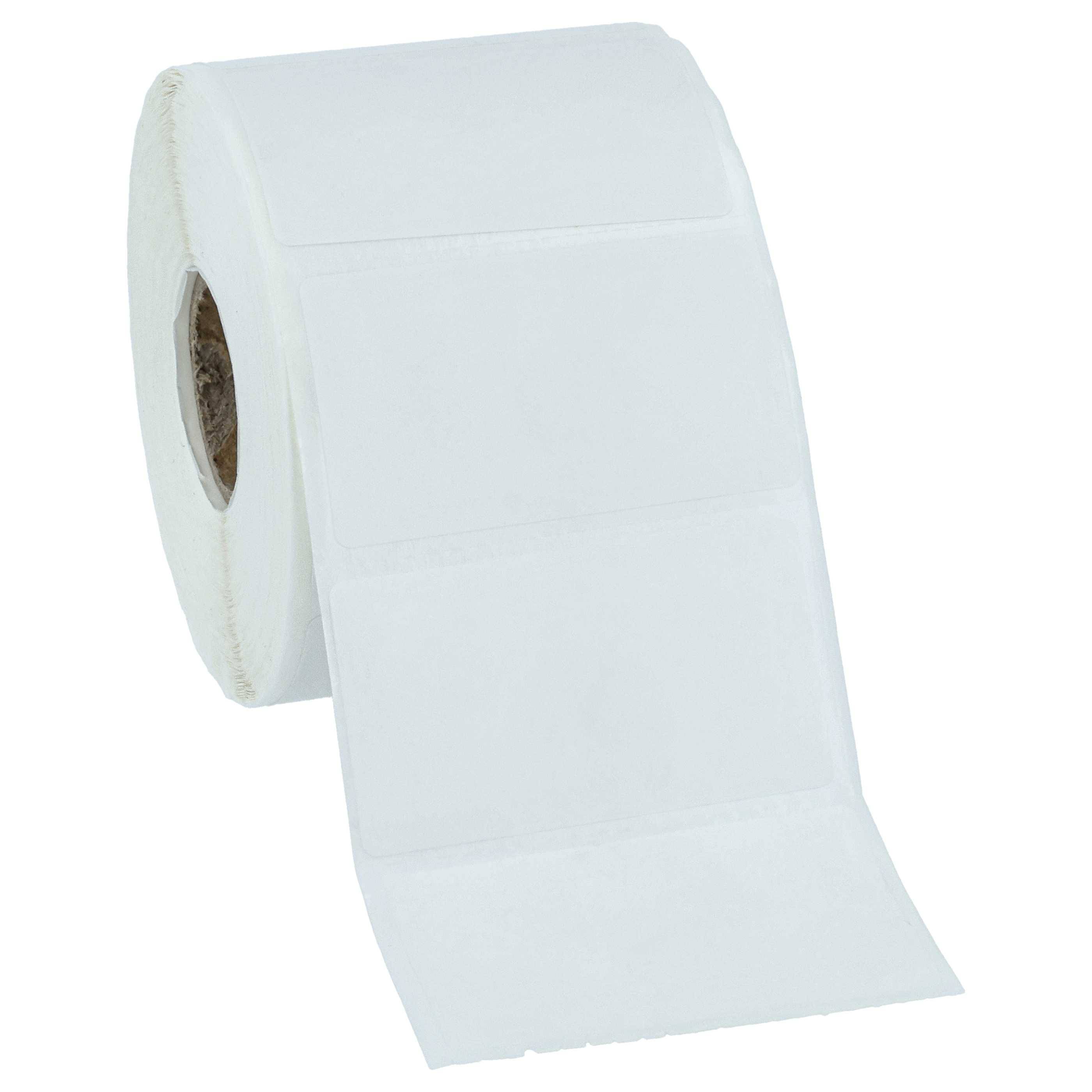 vhbw 10x Thermotransfer-Etiketten-Rolle 31,7mm x 57,15mm (1000 Etiketten) kompatibel mit Zebra Z600, Z400, Z4M, Z6M-2