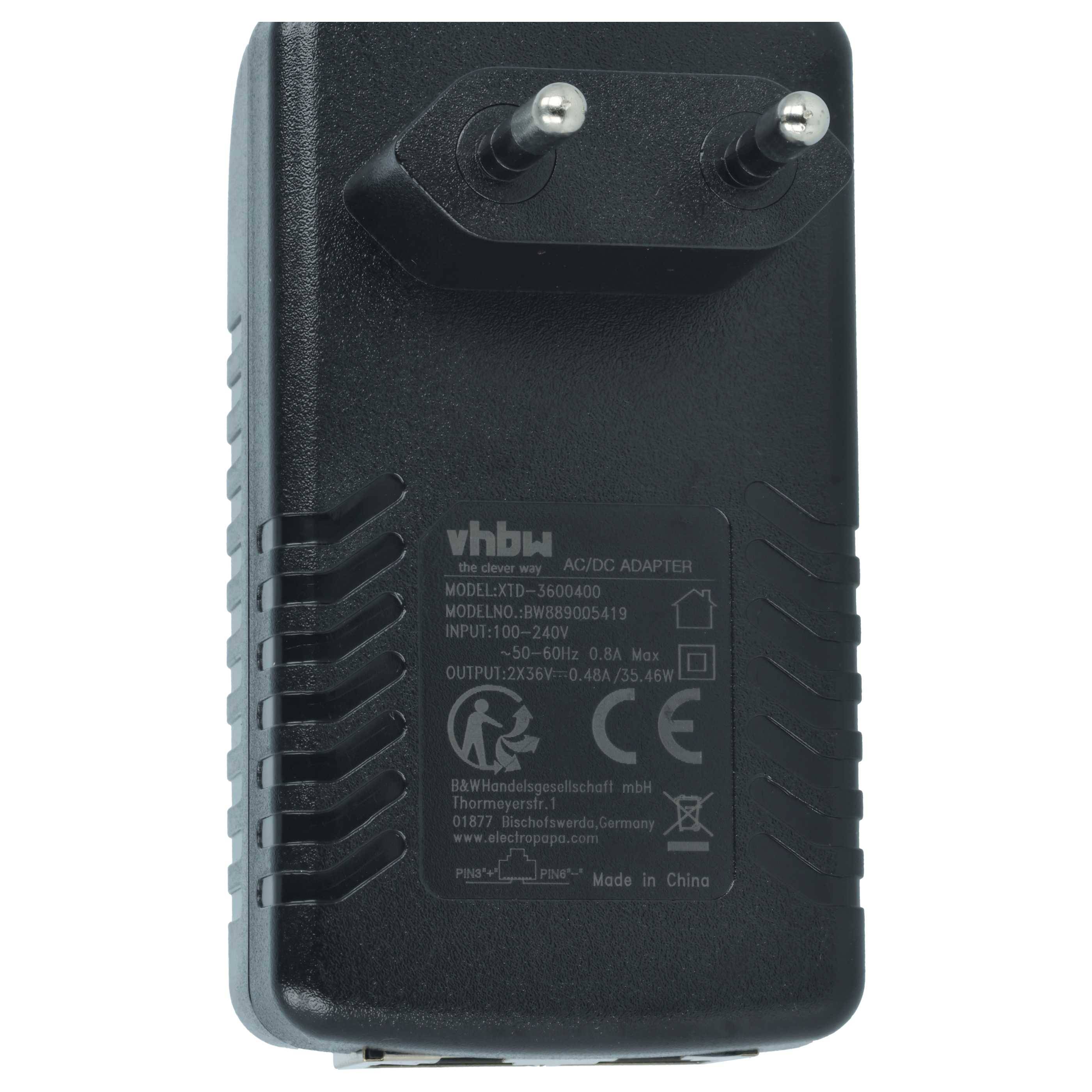 vhbw Netzteil kompatibel mit Siemens Optiset E Festnetz-Telefon | Haustelefon - 420 cm-1