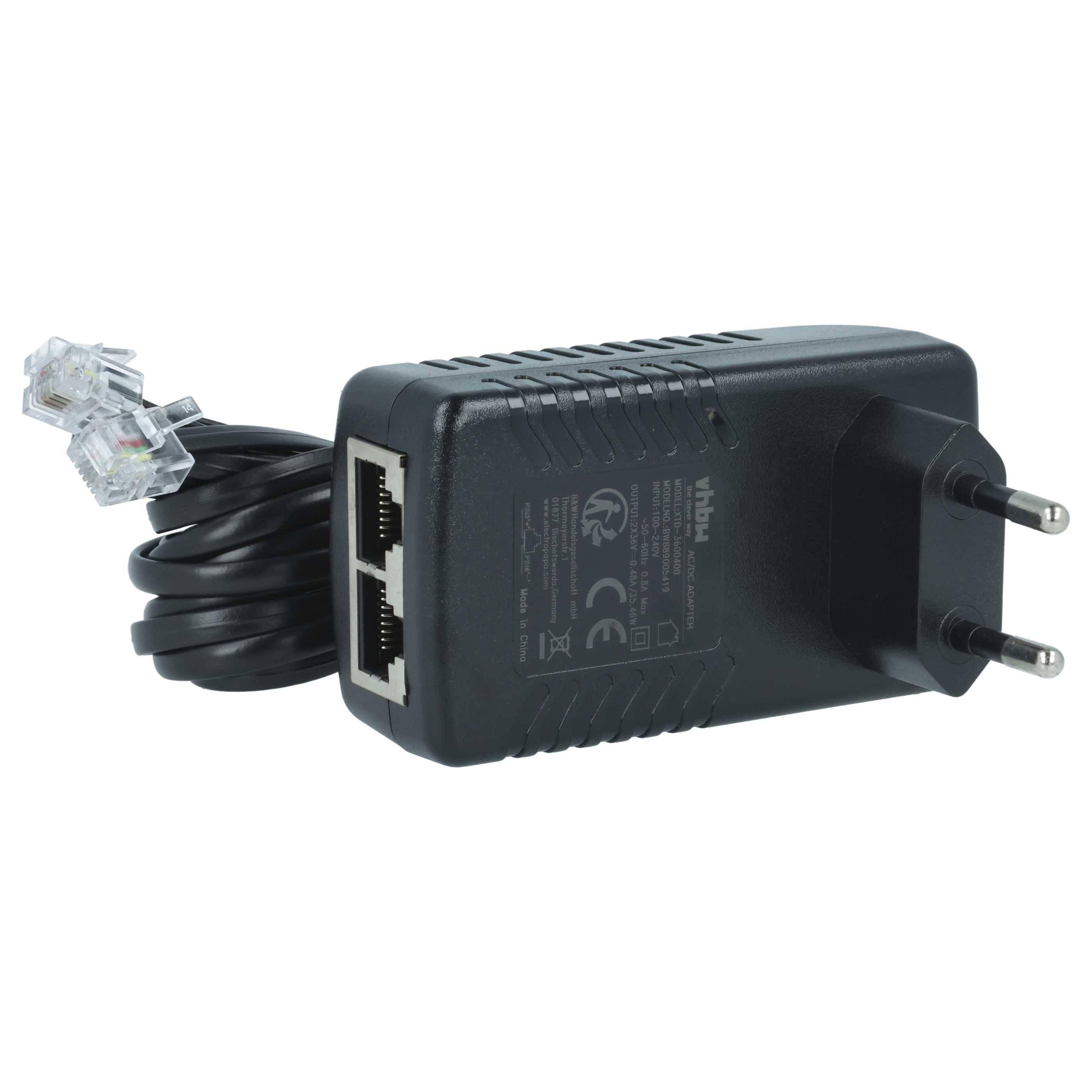 vhbw Netzteil kompatibel mit Siemens Optiset E Festnetz-Telefon | Haustelefon - 420 cm-3