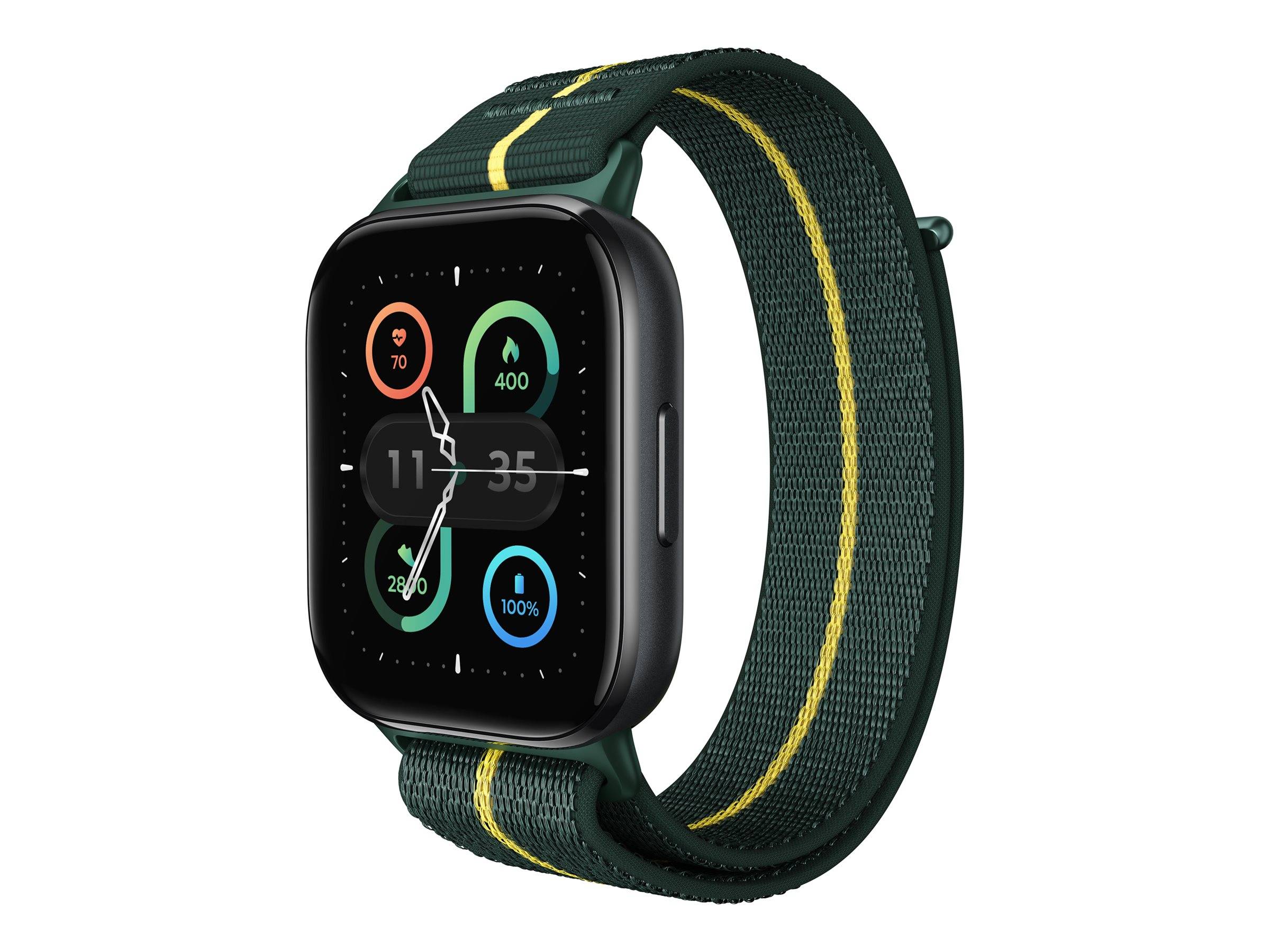 Motorola Moto Watch Fit - Aluminum - intelligente Uhr mit Band - fabric - Anzeig-0