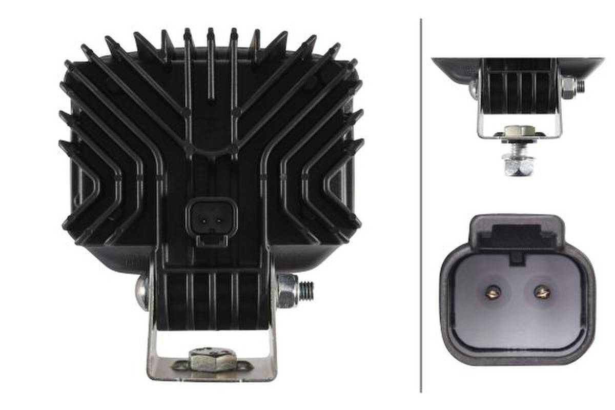 Arbeitsscheinwerfer 12 V 12 W LED 6.500 K 1.000 lm HELLA für u.a. SCANIA-4
