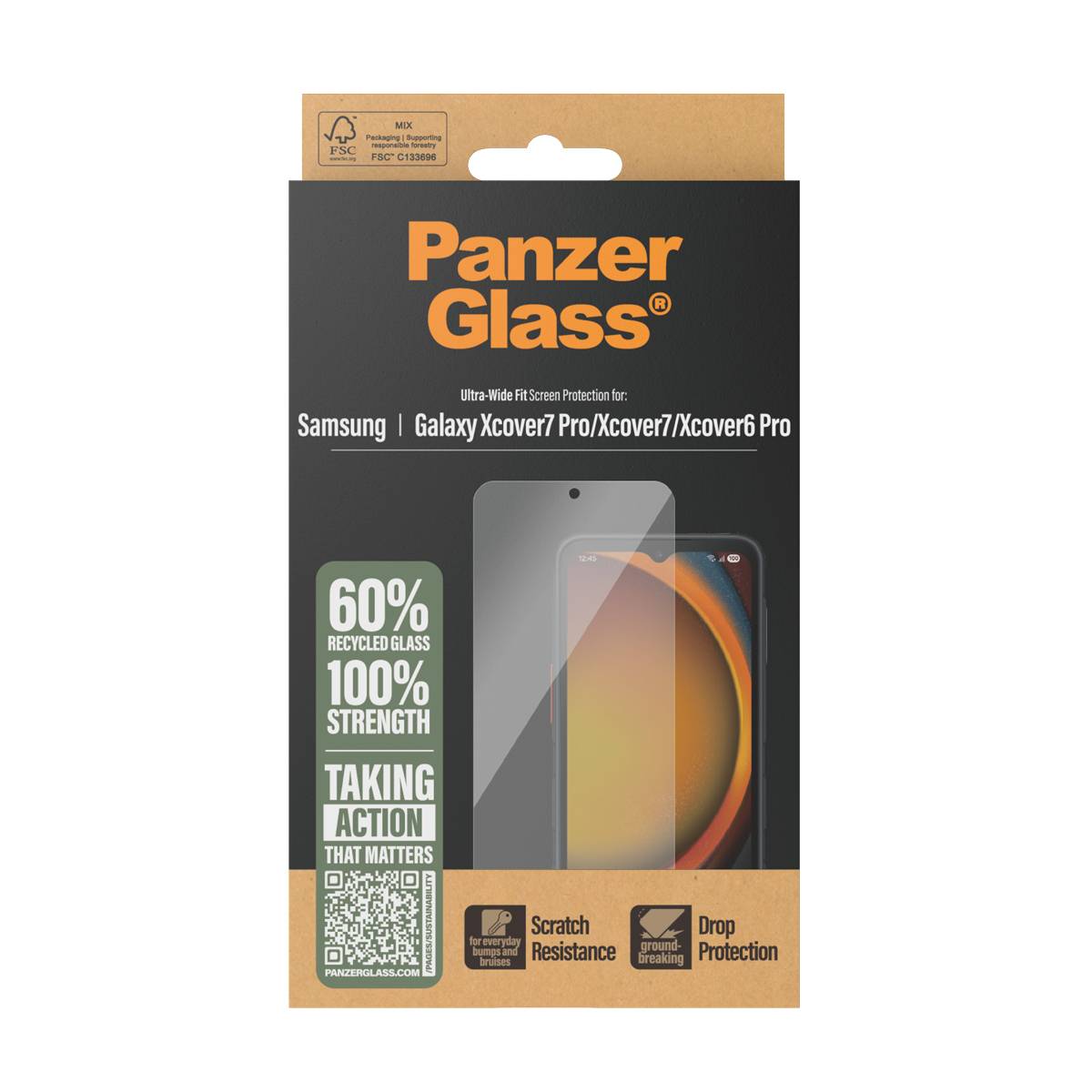 PanzerGlass Bildschirmschutz für Handy - ultrabreite-2