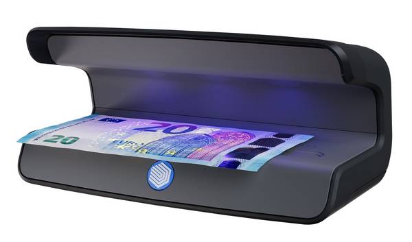 Safescan 55 LED UV Prüfgeraet für Waehrungen Pässe Schwarz