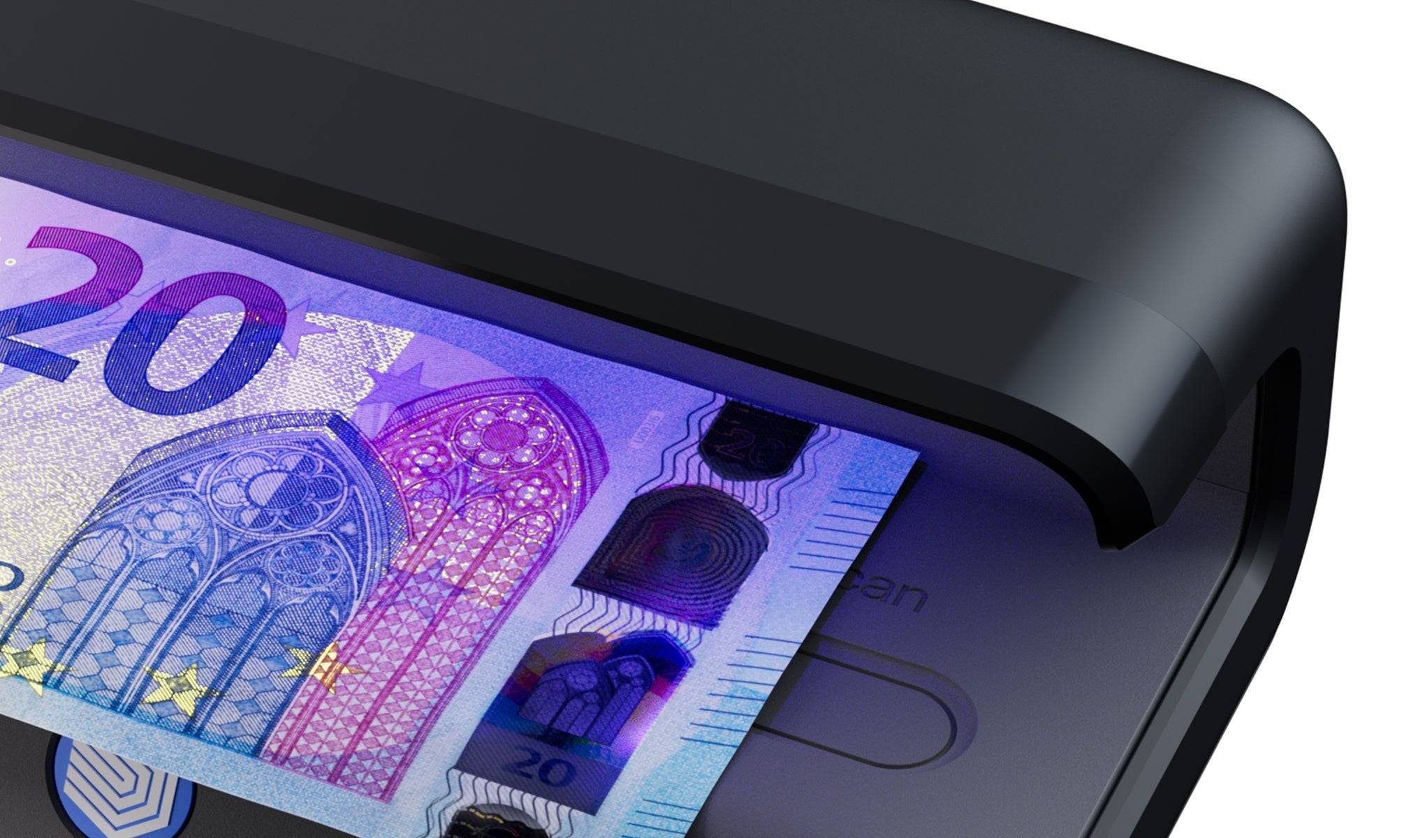 Safescan 55 LED UV Prüfgeraet für Waehrungen Pässe Schwarz-1