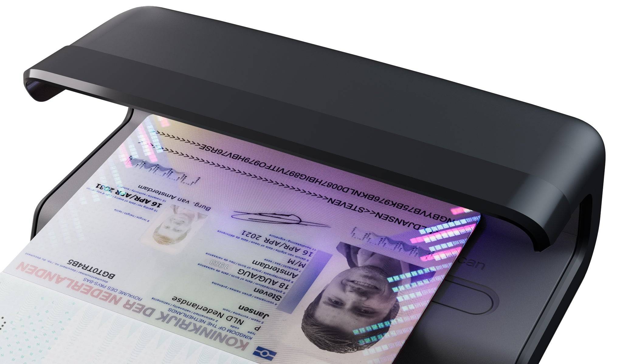 Safescan 55 LED UV Prüfgeraet für Waehrungen Pässe Schwarz-2