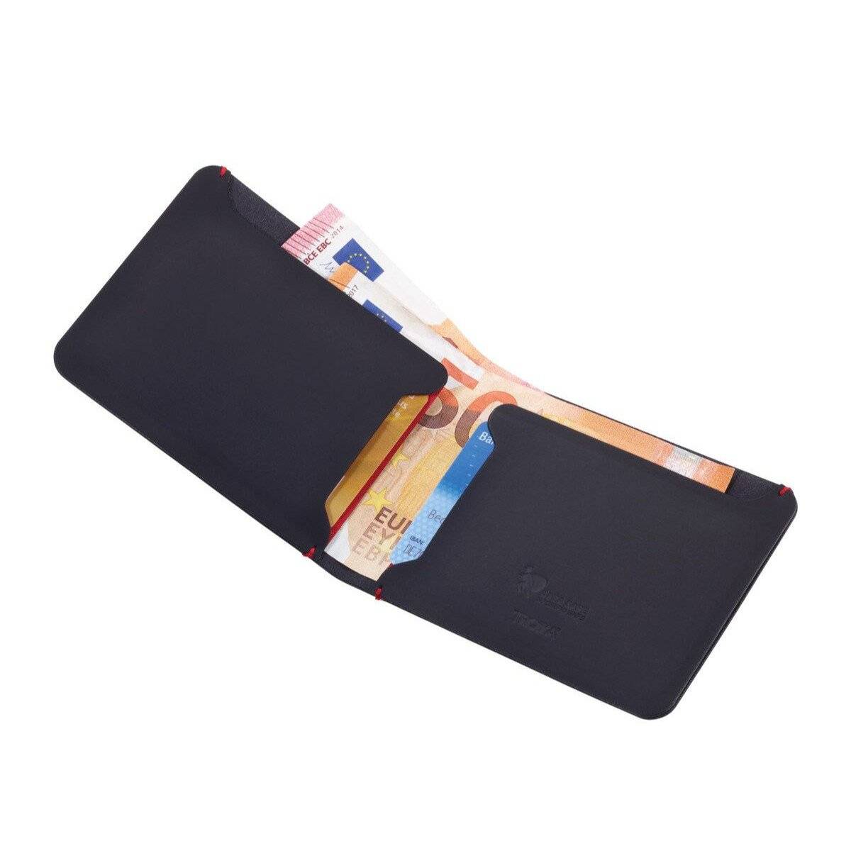 Troika WAL10/LE, Briefttasche, Schwarz, Kunstleder, Einfarbig, 33 g, 106 mm-1