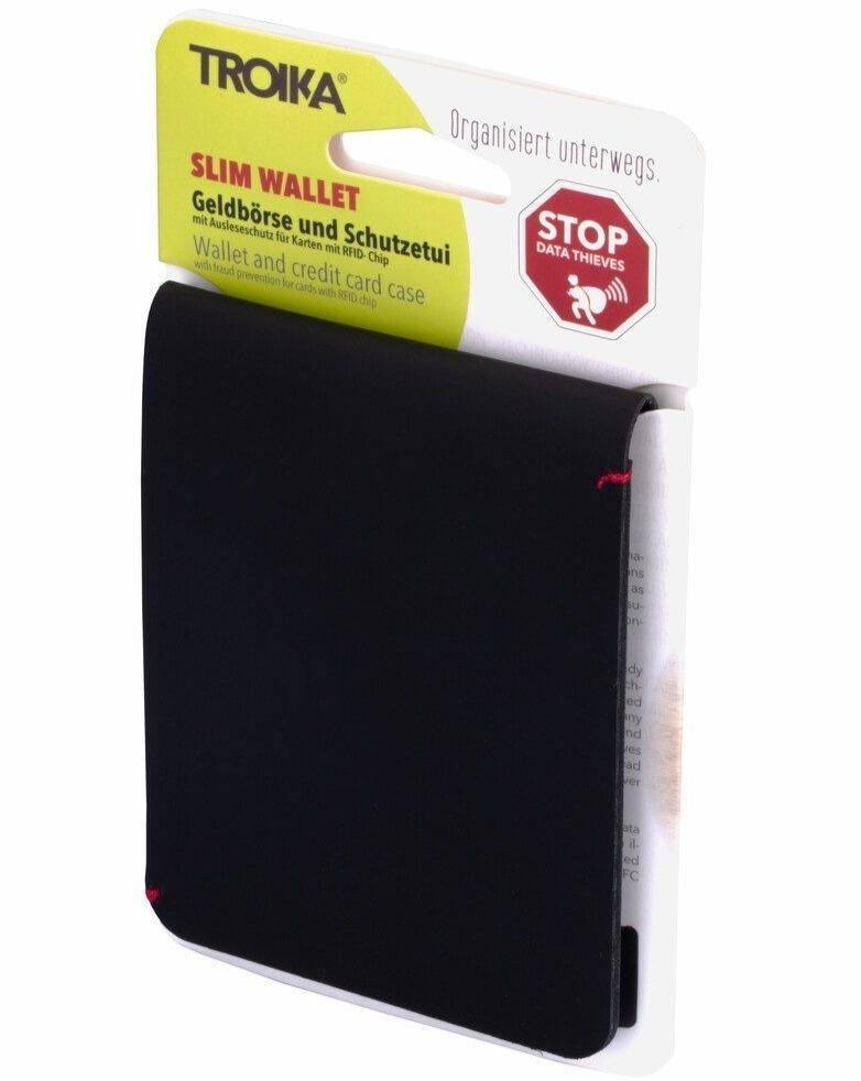 Troika WAL10/LE, Briefttasche, Schwarz, Kunstleder, Einfarbig, 33 g, 106 mm-3