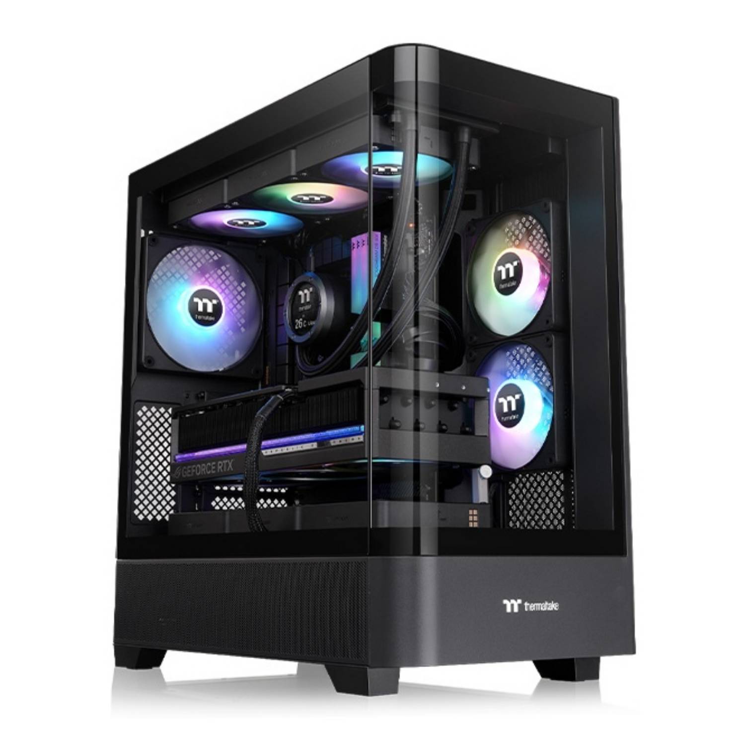 THERMALTAKE - View 290 Black| PC-Gehäuse - Midi/Minitower - ATX-1